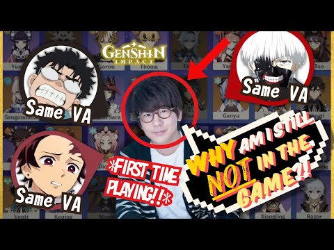 This Famous JP VA FINALLY TRIES Out GENSHIN Impact! | Natsuki Hanae Genshin Stream ENG SUB