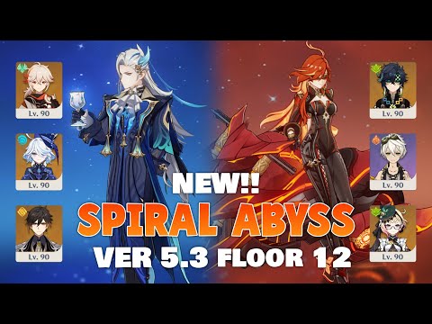 NEW!! Spiral Abyss 5.3 Floor 12 (Fullstar) Neuvillette C1R0 & Mavuika C0R0 | Genshin Impact