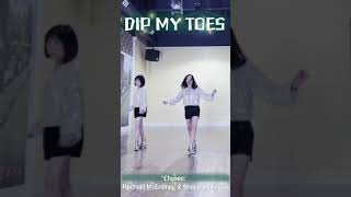 DIP MY TOES Line Dance (Short) #linedance #proudtobelinedancer #dancestyle