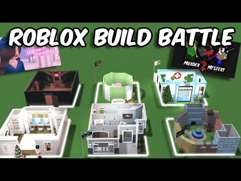 100K ROBLOX GAME BUILD BATTLE in BLOXBURG