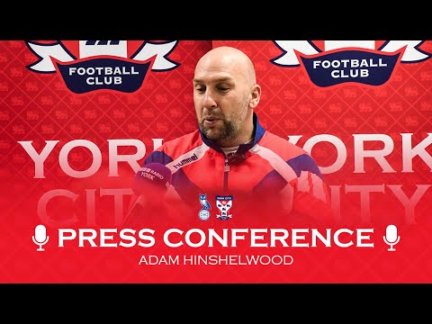 🗣️ Press Conference | Adam Hinshelwood pre-Oldham Athletic (A)