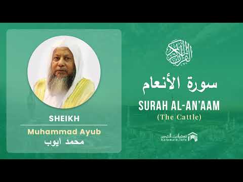 Quran 6   Surah Al An'aam سورة الأنعام   Sheikh Mohammad Ayub - With English Translation