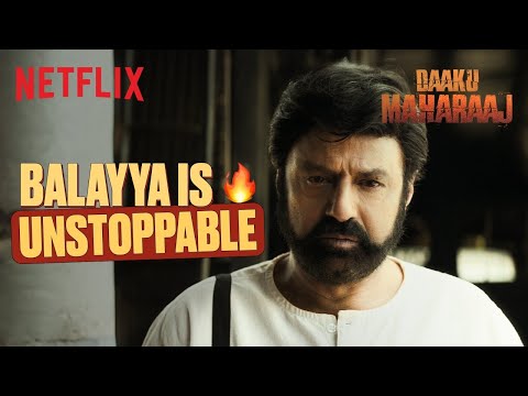 Balayya BREAKS OUT of prison Like a KING! 🚔⚔️ | Daaku Maharaaj | Netflix India