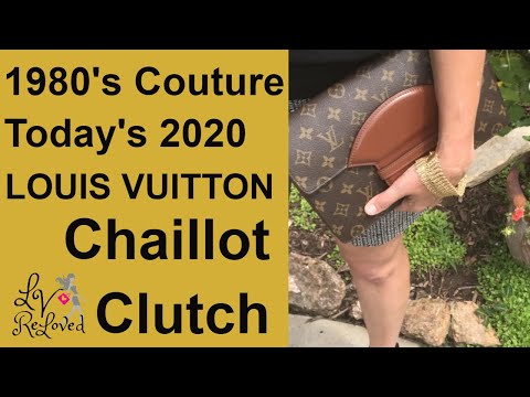 Louis Vuitton Chaillot Clutch - 1980 Vintage Envelope Clutch - Forever Fashionable Couture