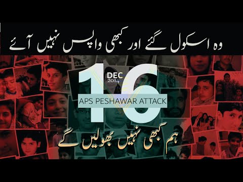 A TRIBUTE TO APS MARTYRS | ARMY PUBLIC SCHOOL PESHAWAR ATTACK | 16-DEC-2014 | PAKISTAN | Janlo