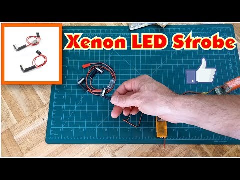 Xenon LED Strobe Flashlightt Daytime Visibility For RC Airplane from banggood.com