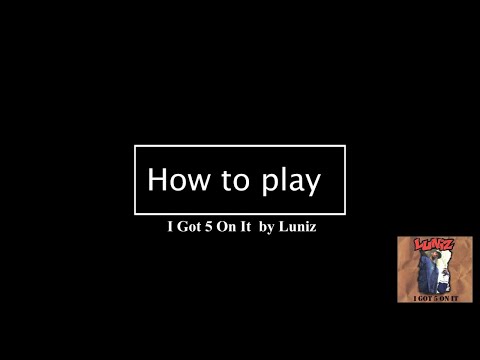 Luniz - I Got 5 On It Piano Visualization