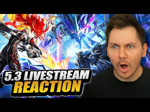 THE NEW GENSHIN IMPACT UPDATE LOOKS AMAZING | 5.3 LIVESTREAM REACTION