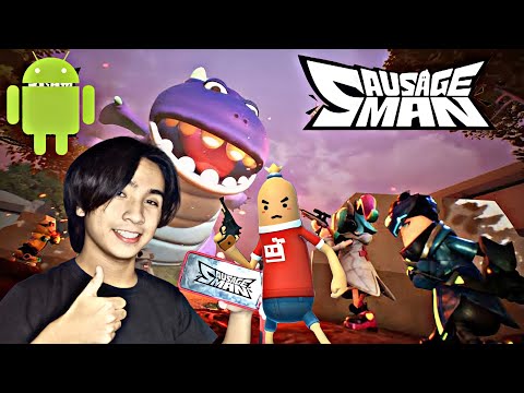 Trying Sausage Man │ Sausage Man Gameplay │ Battle City