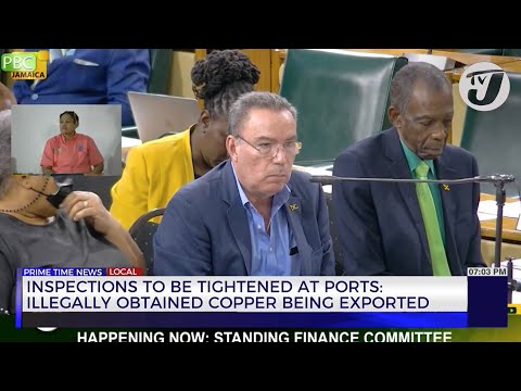 Inspections to be Tightened at Ports: Illegally Obtained Copper Being Exported | TVJ News