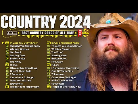 COUNTRY MUSIC PLAYLIST 2024 🔔 Chris Stapleton, Luke Combs, Morgan Wallen, Kane Brown, Luke Bryan,💖