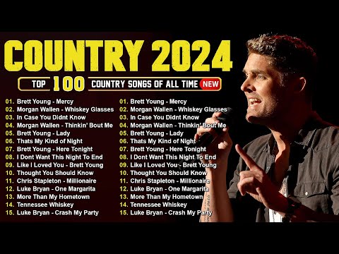 Brett Young, Luke Combs, Morgan Wallen, Kane Brown, Luke Bryan 🤠 Country Music Playlist 2024