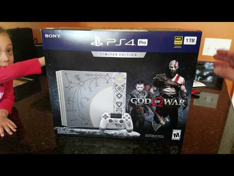 Limited Edition God Of War PS4 Pro Console unboxing