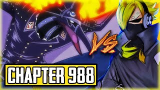 Sanji is Back !!! | Kaido vs Minks | One Piece Chapter 988 Discussion