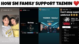 SM FAMILY SUPPORT TAEMIN IN HIS MV ADVICE