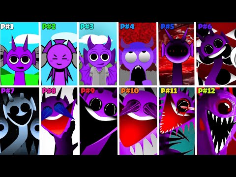 Sprunki - Incredibox ALL DURPLE in Random Different Mods on SPRUNKI