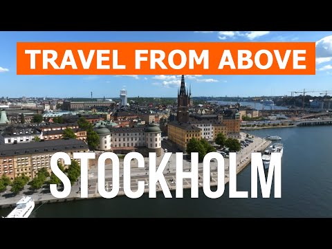 Stockholm from above | Drone video in 4k | Sweden, Stockholm city from the air