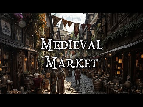 The Medieval Market Stroll | Relaxing Medieval Ambient Celtic Music