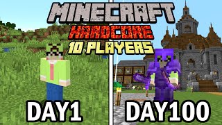 We Survived 100 Days in Minecraft,  Here's What Happened..