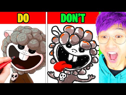 CRAZIEST ART VIDEOS ON YOUTUBE! (LANKYBOX REACTS TO DIGITAL CIRCUS, POPPY PLAYTIME, & MORE!)