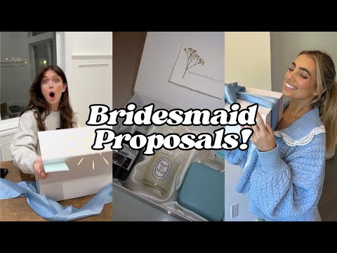 Proposing to my bridesmaids!!