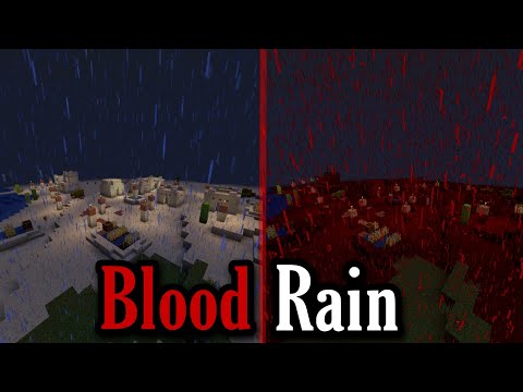 When the Blood Rain starts, Stay Underground! (Minecraft Creepypasta)