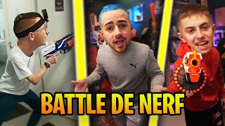 BATTLE ROYALE DE NERF DANS WEBEDIA ! (ft. Michou, Timoute, Stbann)