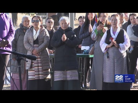 66th Tibetan Uprising anniversary marked with peach march, flag raisings