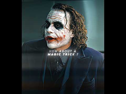 It's Gone - Joker [4K] Edit - The Dark Knight | Noir (Slowed) - Sho #joker #heathledger #jokeredit