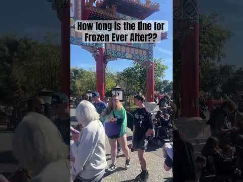 The Frozen Ever After Line Was INSANE at Epcot