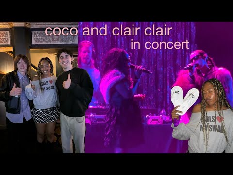 come see coco and clair clair at fonda with me (concert vlog)