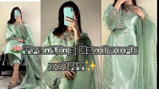 Most Viral handwork✨outfit|pinterest inspired outfit | dress|@humnasgram  @Aestheticdressdesigns