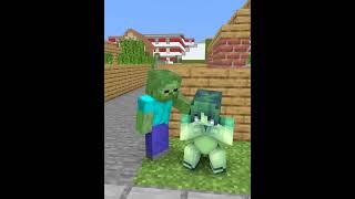 Help Baby Zombie choose a father who loves him #minecraft