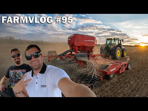 FARMVlog #95 - Setí řepky s traktorem JOHN DEERE 8R 410 & Secí stroj HORSCH PRONTO 9 DC