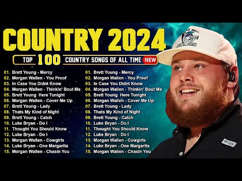 Country Music Playlist 2024 - Luke Combs, Luke Bryan, Morgan Wallen, Chris Stapleton, Kane Brown