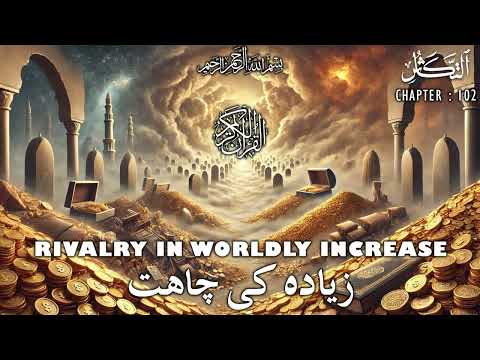 Quran | Translation | Urdu | Chapter 102 | Rivalry in Worldly Increase | Surah At-Takathur