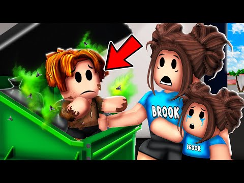 We Found LOST BABY IN A DUMPSTER In Roblox Brookhaven!!