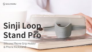 Stable Phone Loop as a Phone Grip and Stand for all Smartphones. Sinji Loop Stand Pro