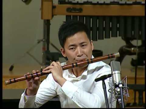 竹笛：三五七 Chinese bamboo flute music : Three, five and seven