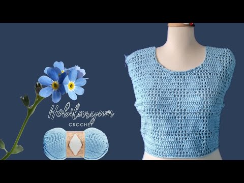 İstek Üzerine Uzun Kollu File Desen Tığ işi Kazak Bluz Part 1 - Crochet