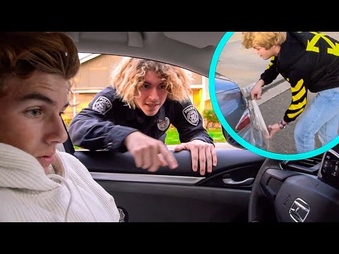 THE WORST COP EVER PULLED US OVER!!