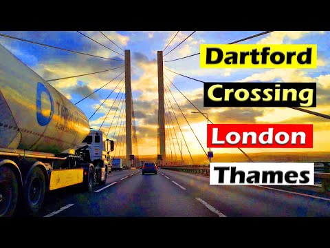 Dartford-Thurrock River Crossing over London River Thames