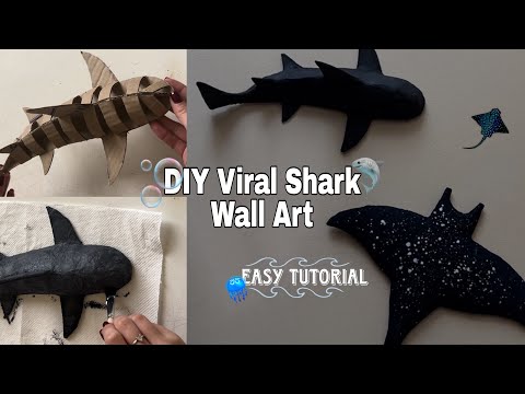 WOW!🤯VIRAL DIY: How to Make a Cardboard Shark!😱🦈✨ 📦 💡