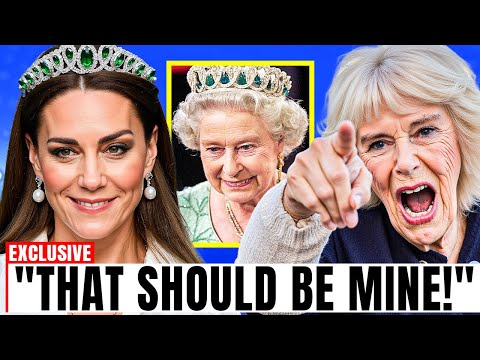 Queen Camilla FURIOUS Seeing Catherine Wearing Most Wanted Tiara She Inherited From Queen Elizabeth!