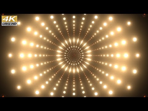 Lights VJ Loop Tunnel 4K Video Background