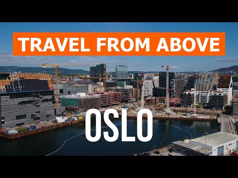 Oslo from drone | 4k video | Norway, Oslo from above