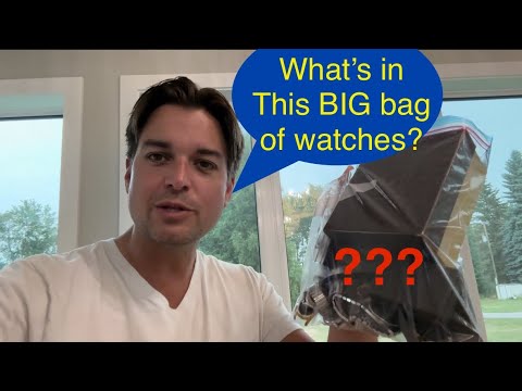 I bought a bag FULL of old watches! what's inside?!?