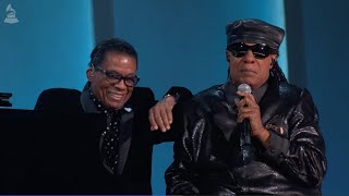 Watch STEVIE WONDER & HERBIE HANCOCK perform "BLUESETTE" & "WE ARE THE WORLD" at the 2025 GRAMMYs