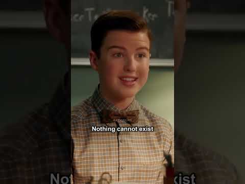 Does Zero exist    Young Sheldon #shorts #viral