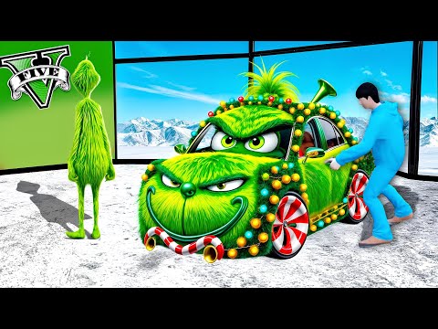 ကျနော် Christmas သရဲ Grinch ရဲ့ ကားတွေကိုခိုးခဲ့တယ် | I stole Grinch Cars in GTA V | SMART On Live